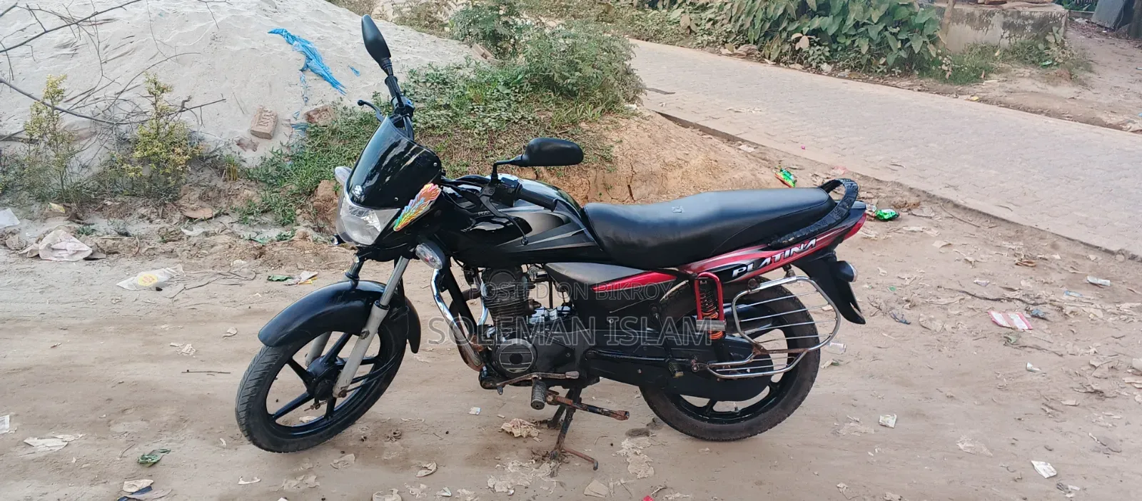 বাজাজ প্লাটিনা ১০০ ২০১১ ব্ল্যাক