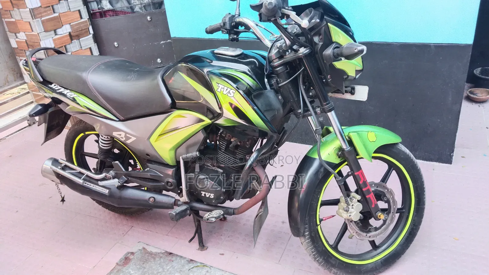 টিভিএস স্ট্রাইকার ১২৫ ২০১৯ সবুজ