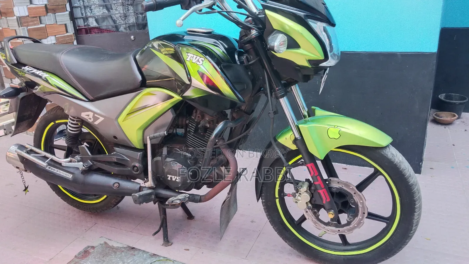 টিভিএস স্ট্রাইকার ১২৫ ২০১৯ সবুজ