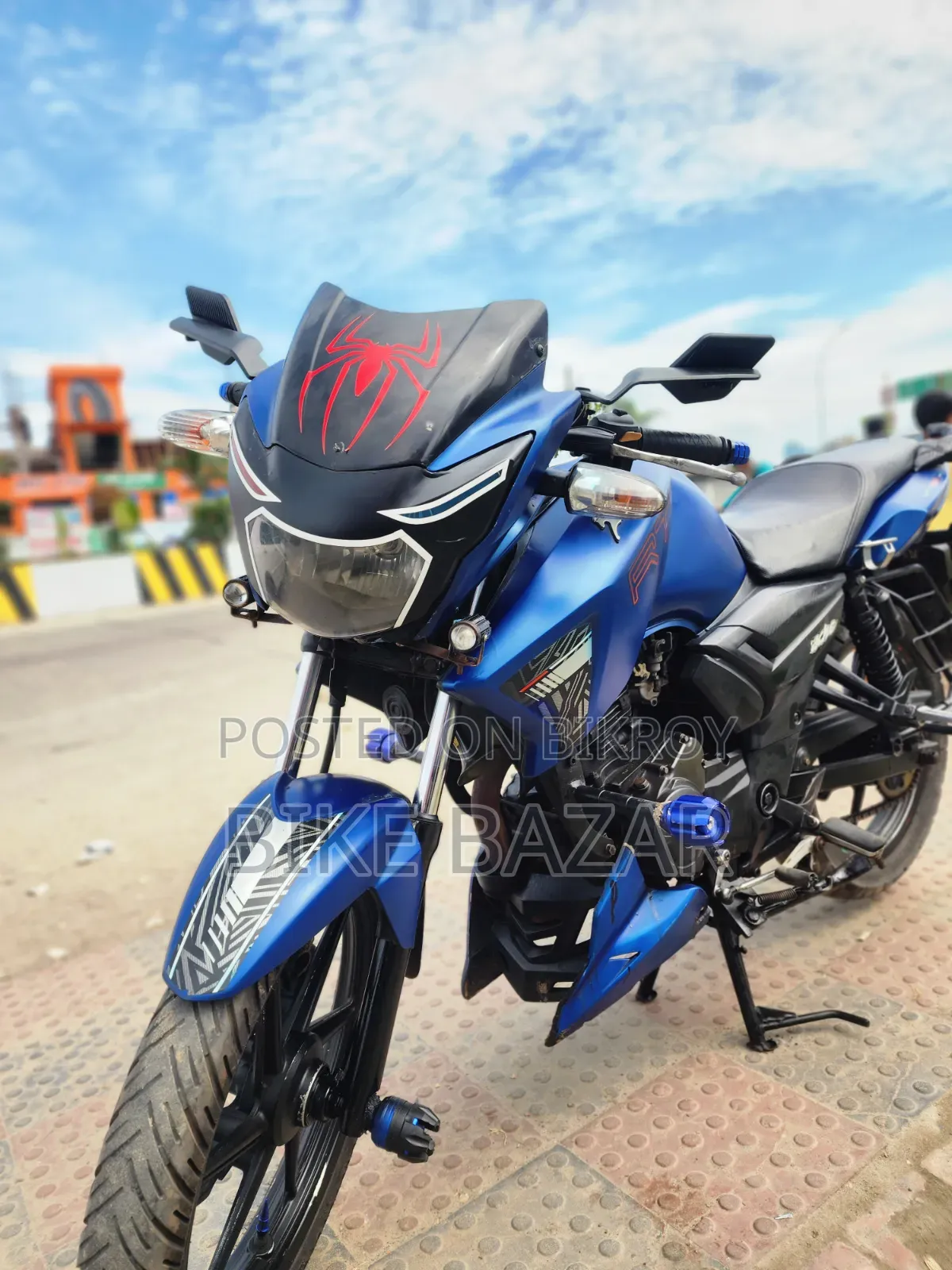 TVS Apache RTR 160 2V 2016 Blue