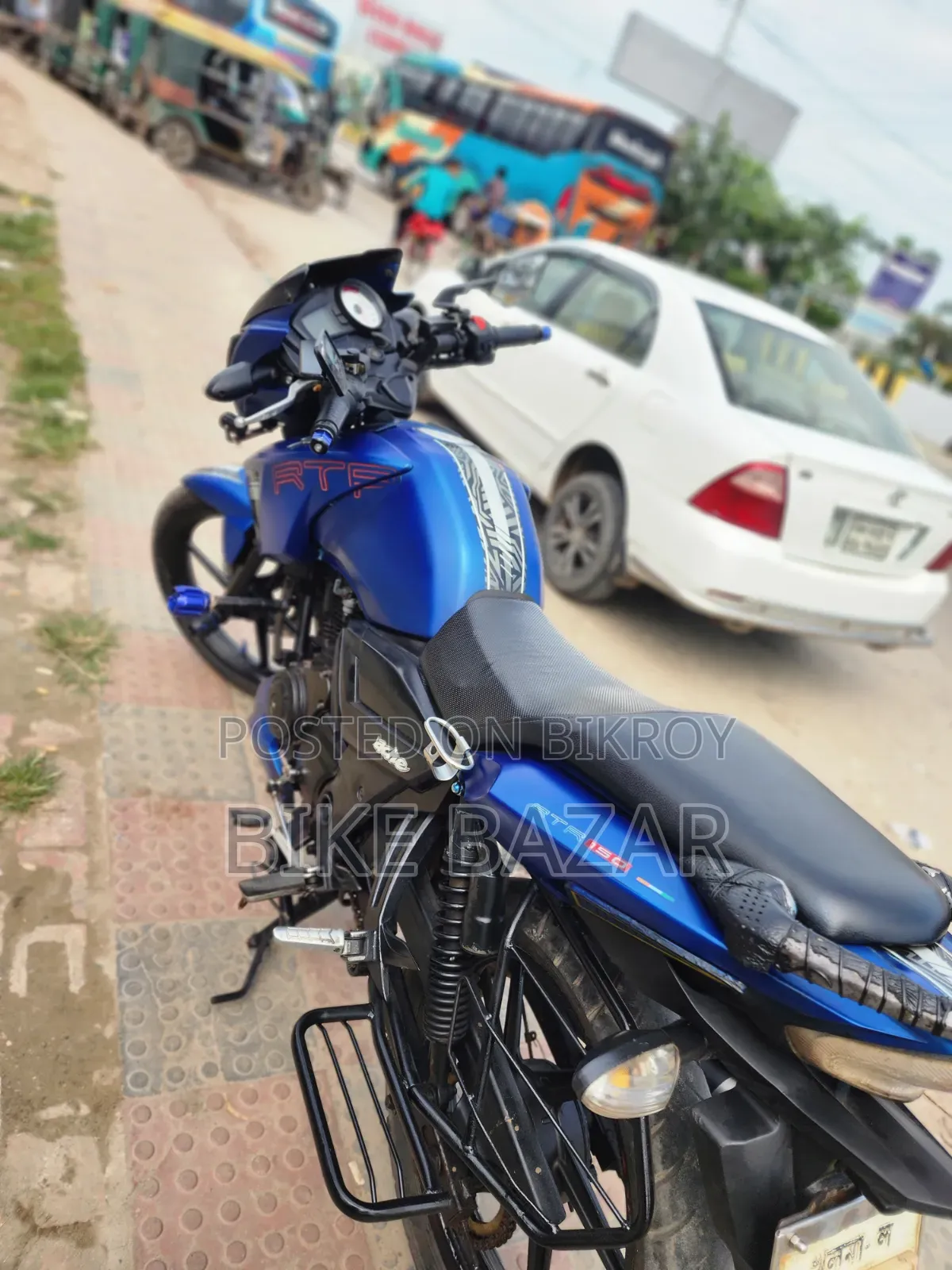 TVS Apache RTR 160 2V 2016 Blue