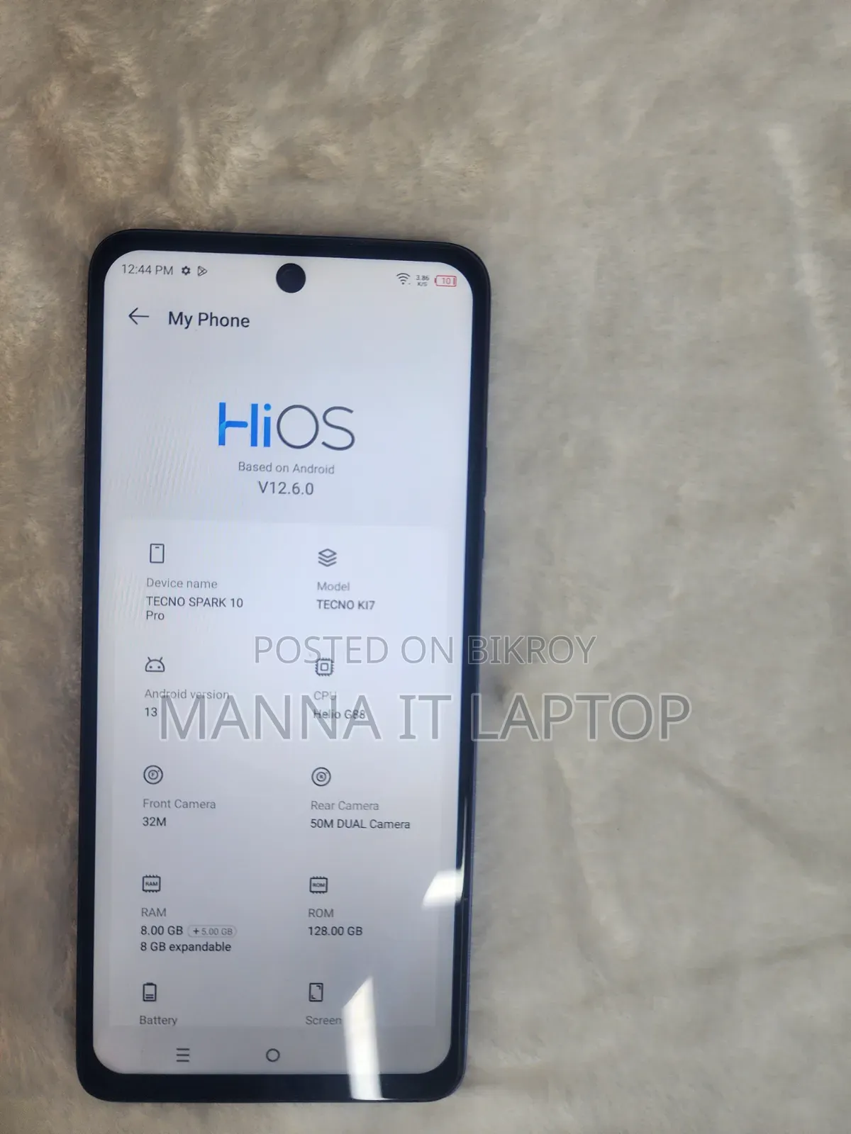 Tecno Pop 10 Pro 128 GB Purple