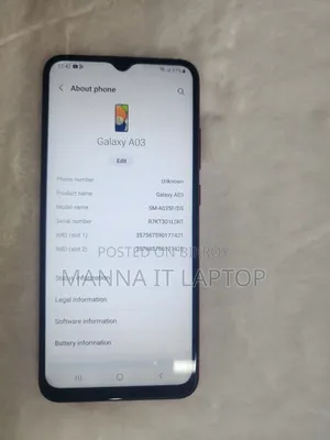 Samsung Galaxy A03 32 GB Red
