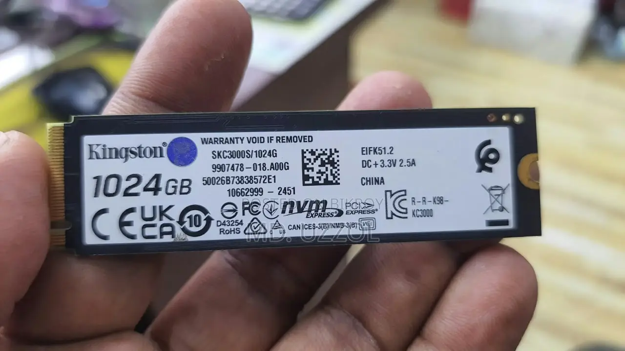 Kingston KC3000 1TB M.2 2280 PCIe 4 NVMe SSD