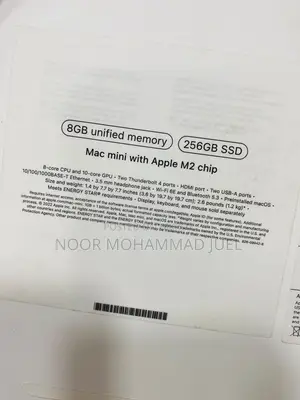 Desktop Computer Apple Mac Mini M2 8GB Apple M2 SSD 256GB