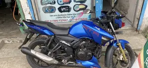 টিভিএস অ্যাপাচি আরটিআর ১৬০ ২ভি ২০১৯ নীল