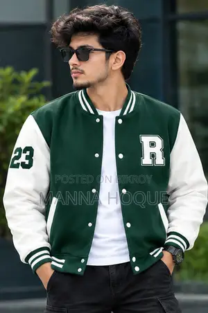 স্টাইলিশ কটন ভার্সিটি জ্যাকেট