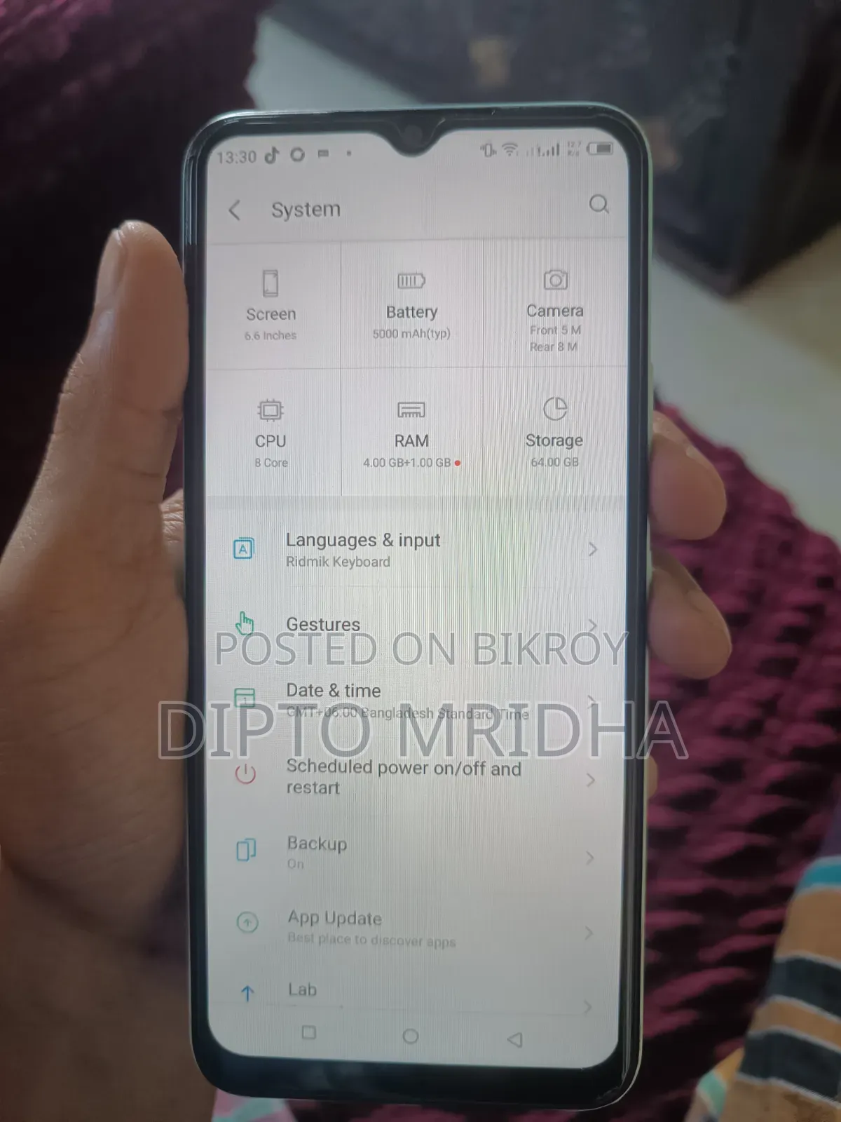 Itel Vision 3 Turbo 64 GB White
