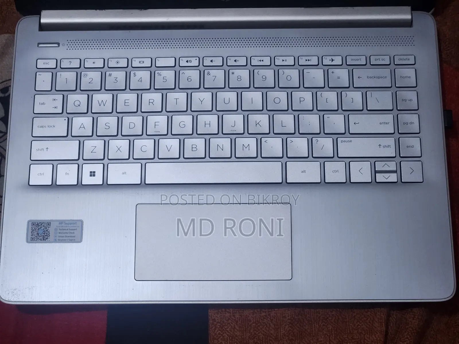 Laptop HP 15S 4GB SSD 256GB - Price: BDT 17,000 on bikroy.com [Kadirgonj]