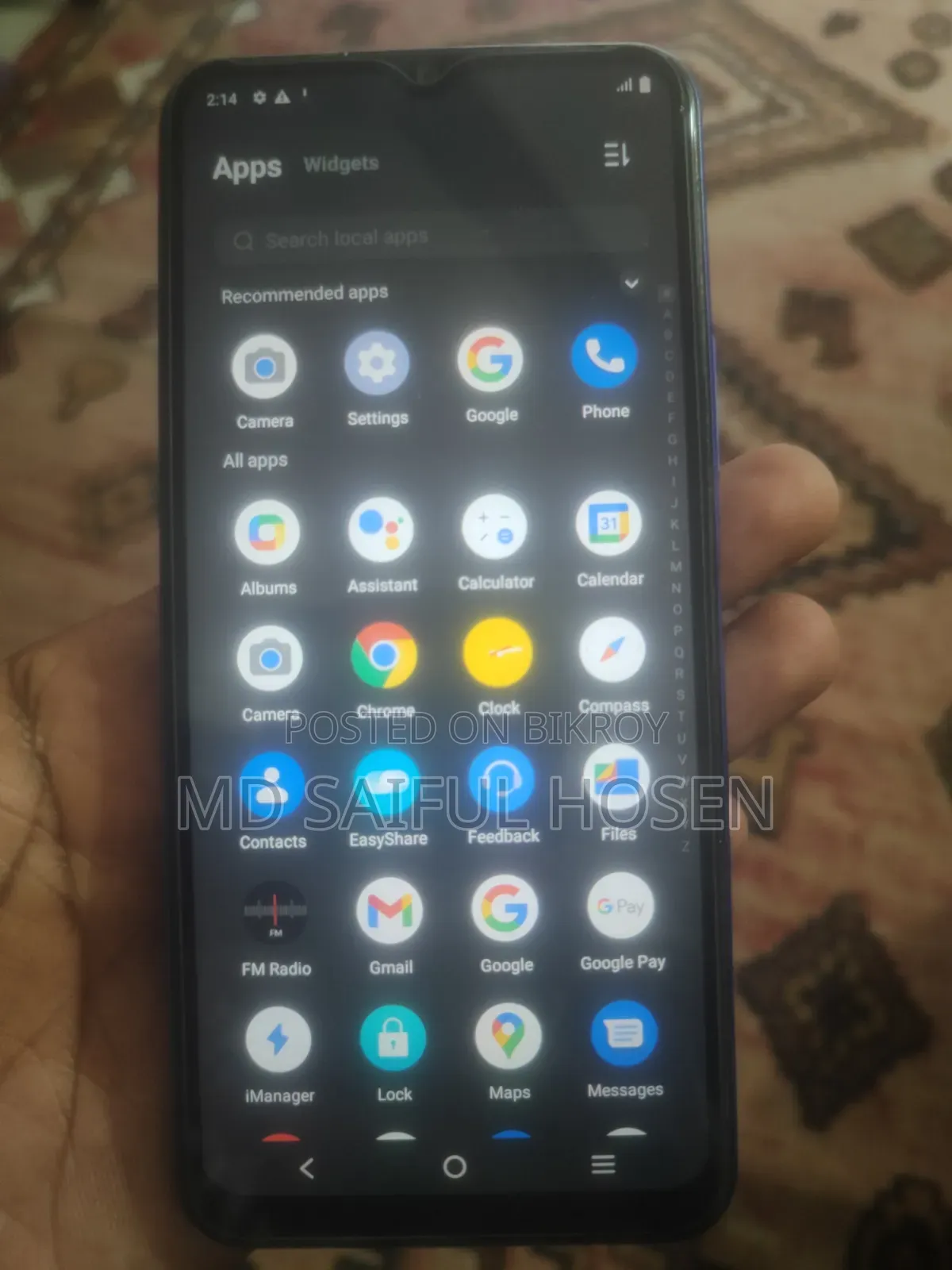 Vivo Y21 64 GB Blue