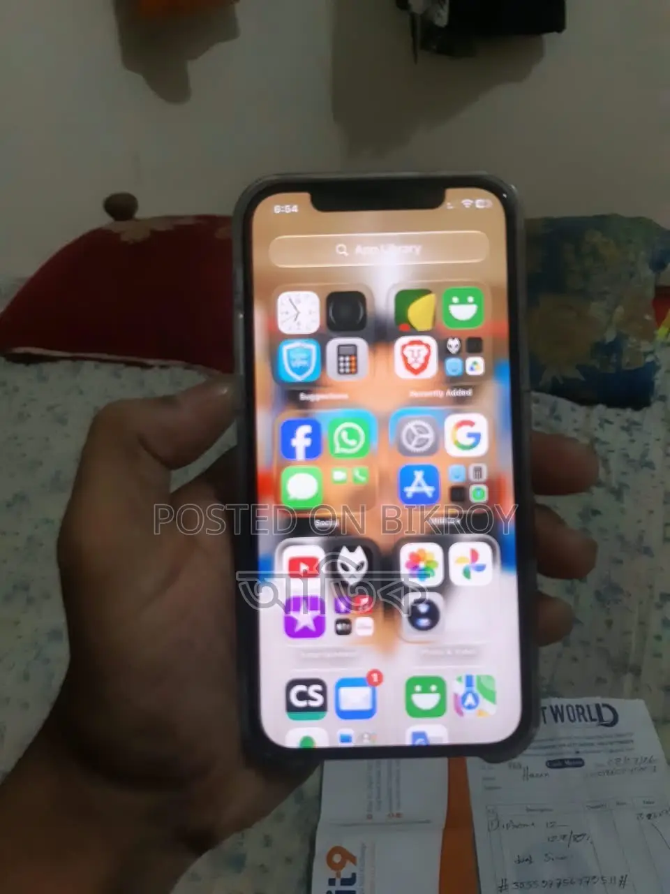 নিউ অ্যাপল আইফোন ১২ ১২৮ জিবি পার্পল