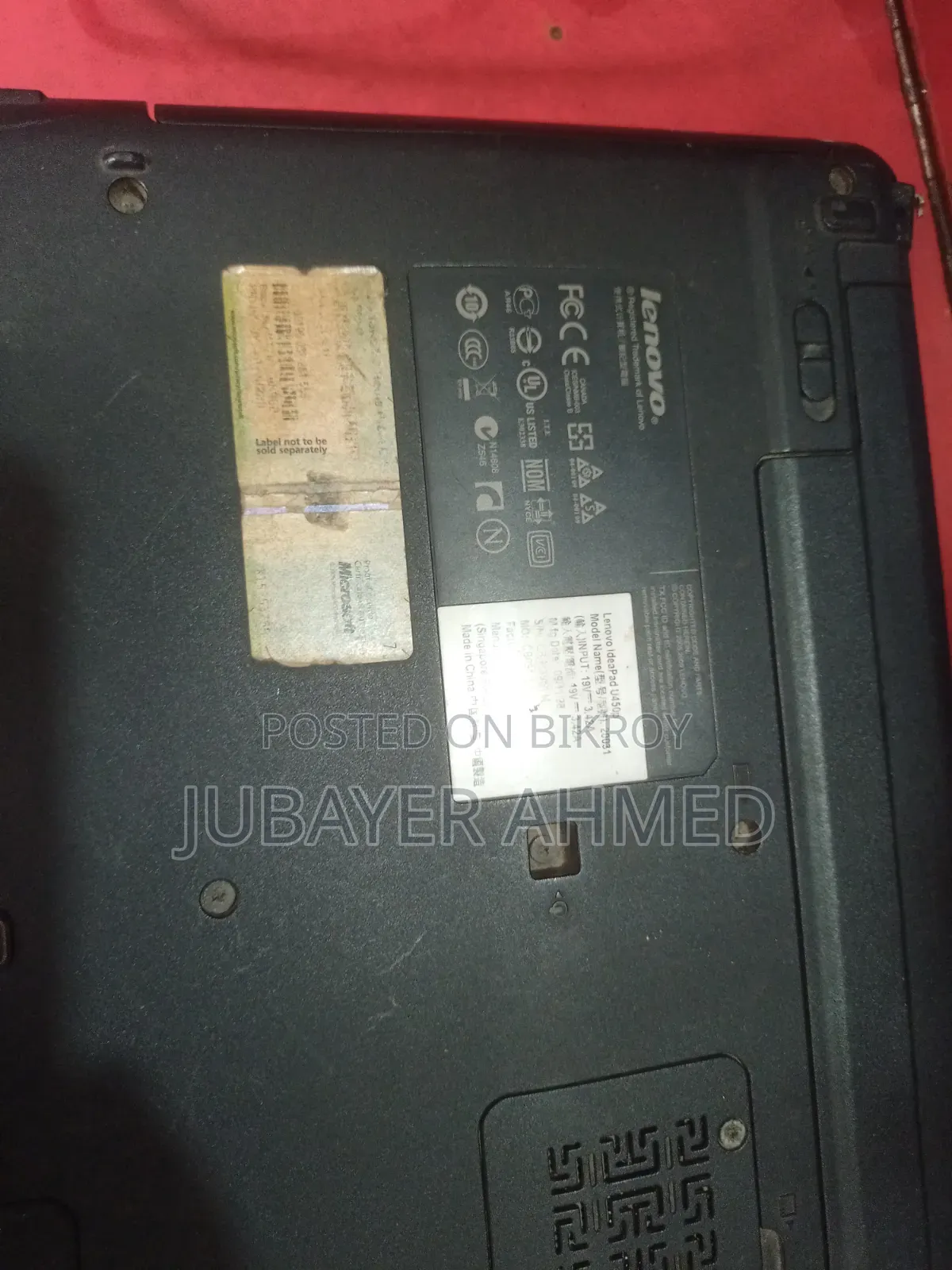 Laptop Lenovo 3GB Nvidia SSD 500GB