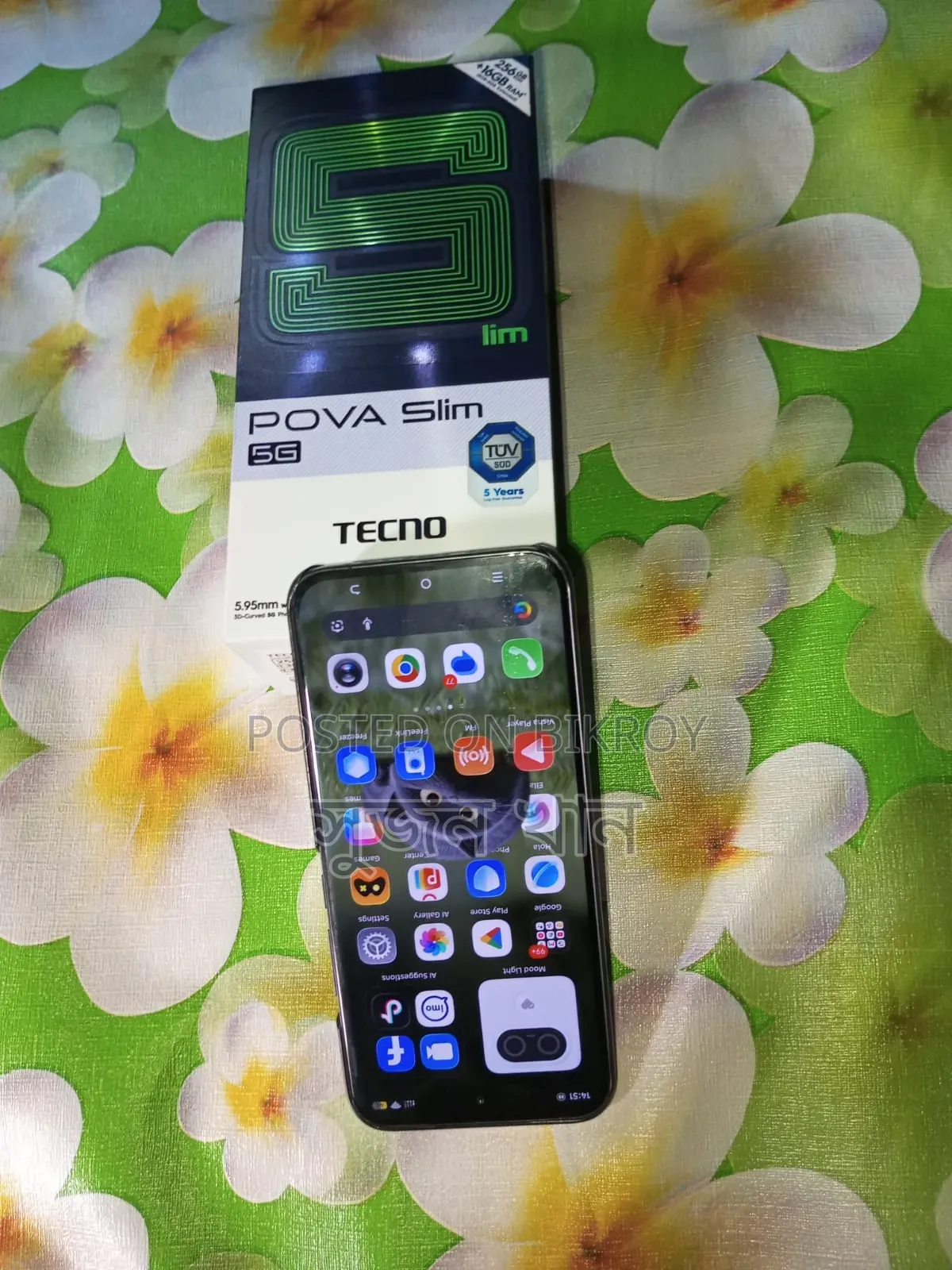 Tecno Pova Slim 5G 256 GB Black