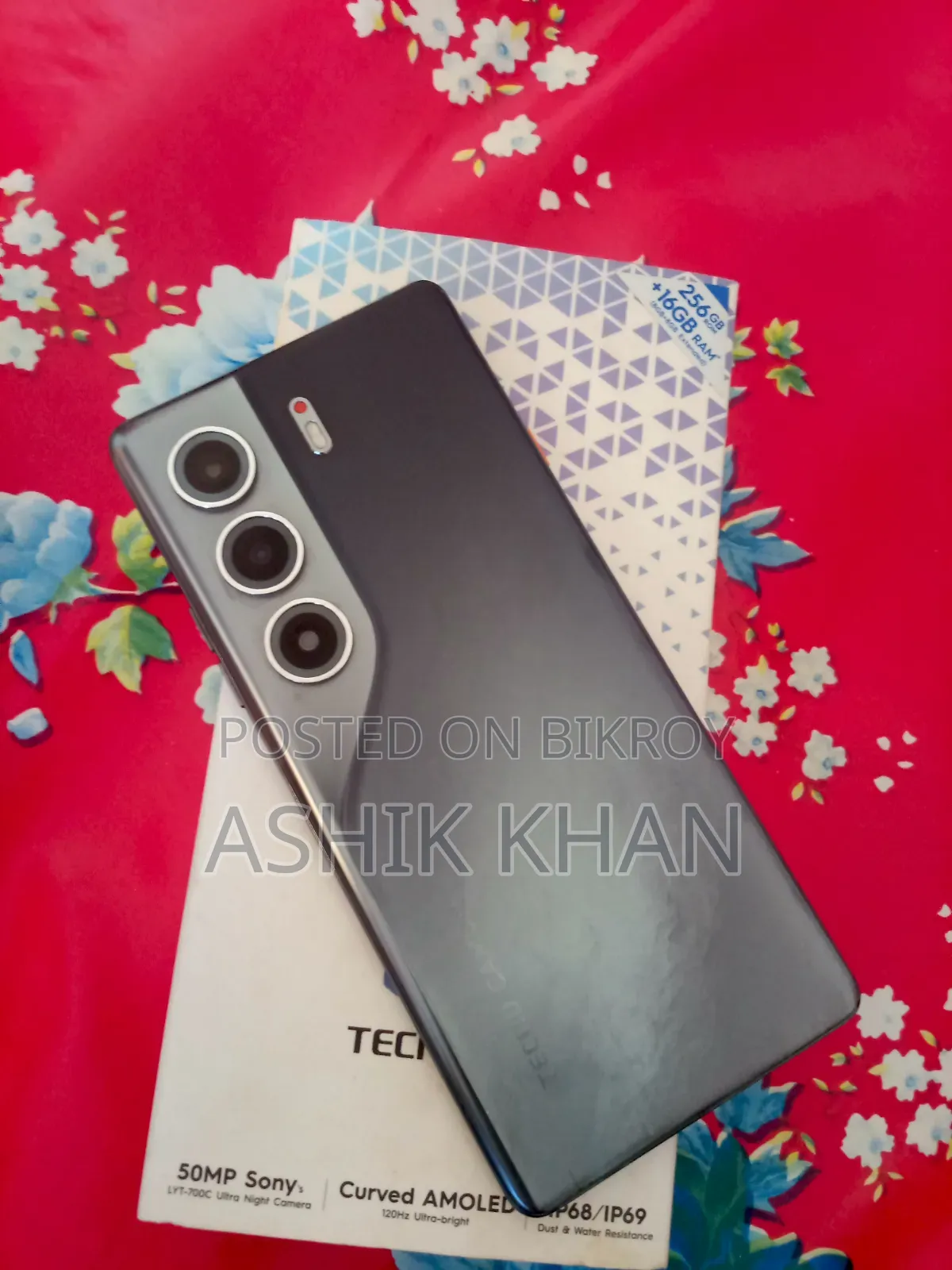 টেকনো ক্যামন ৪০ প্রো ৪জি ২৫৬ জিবি গ্রে