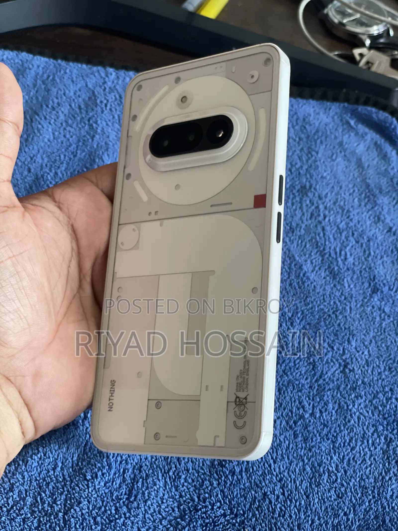 নাথিং ফোন ৩এ ১২৮ জিবি সাদা