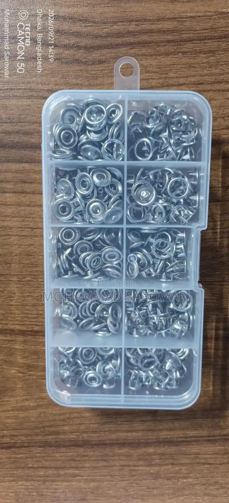 5 Sets Snap Button Available at Wholesale Rate