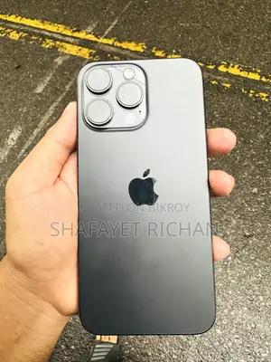 অ্যাপল আইফোন ১৫ প্রো ম্যাক্স ২৫৬ জিবি ব্ল্যাক