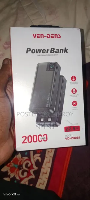 Ven Dens 20,000 Mah Power Bank