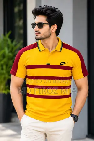 পলো টি-শার্ট পিক কটন মাল্টিকালার