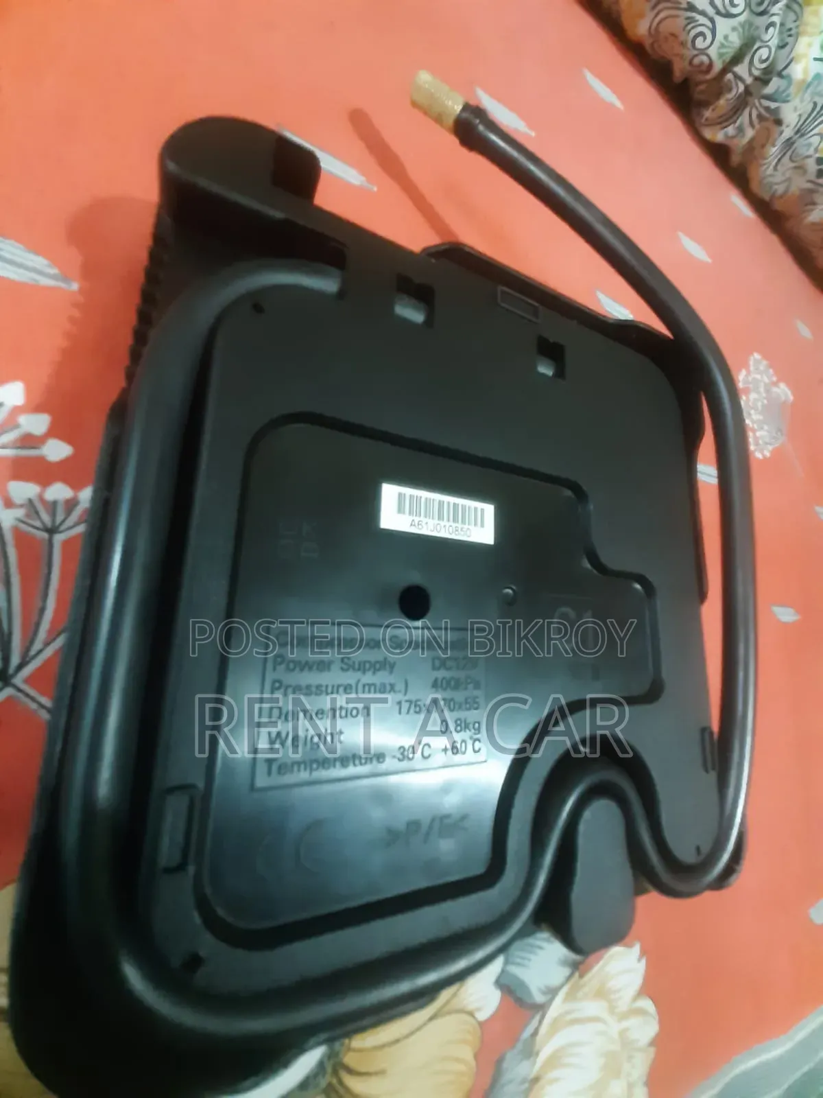 TMK (Tyre Temporary Mobility Restoration / Emergency Repair Kit) 12V