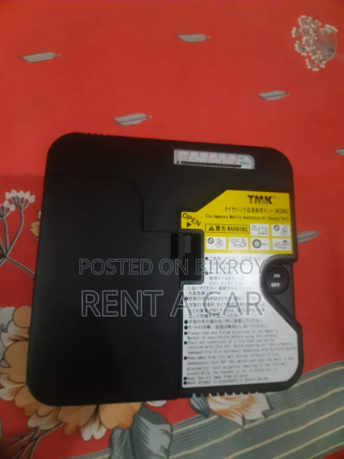 TMK (Tyre Temporary Mobility Restoration / Emergency Repair Kit) 12V