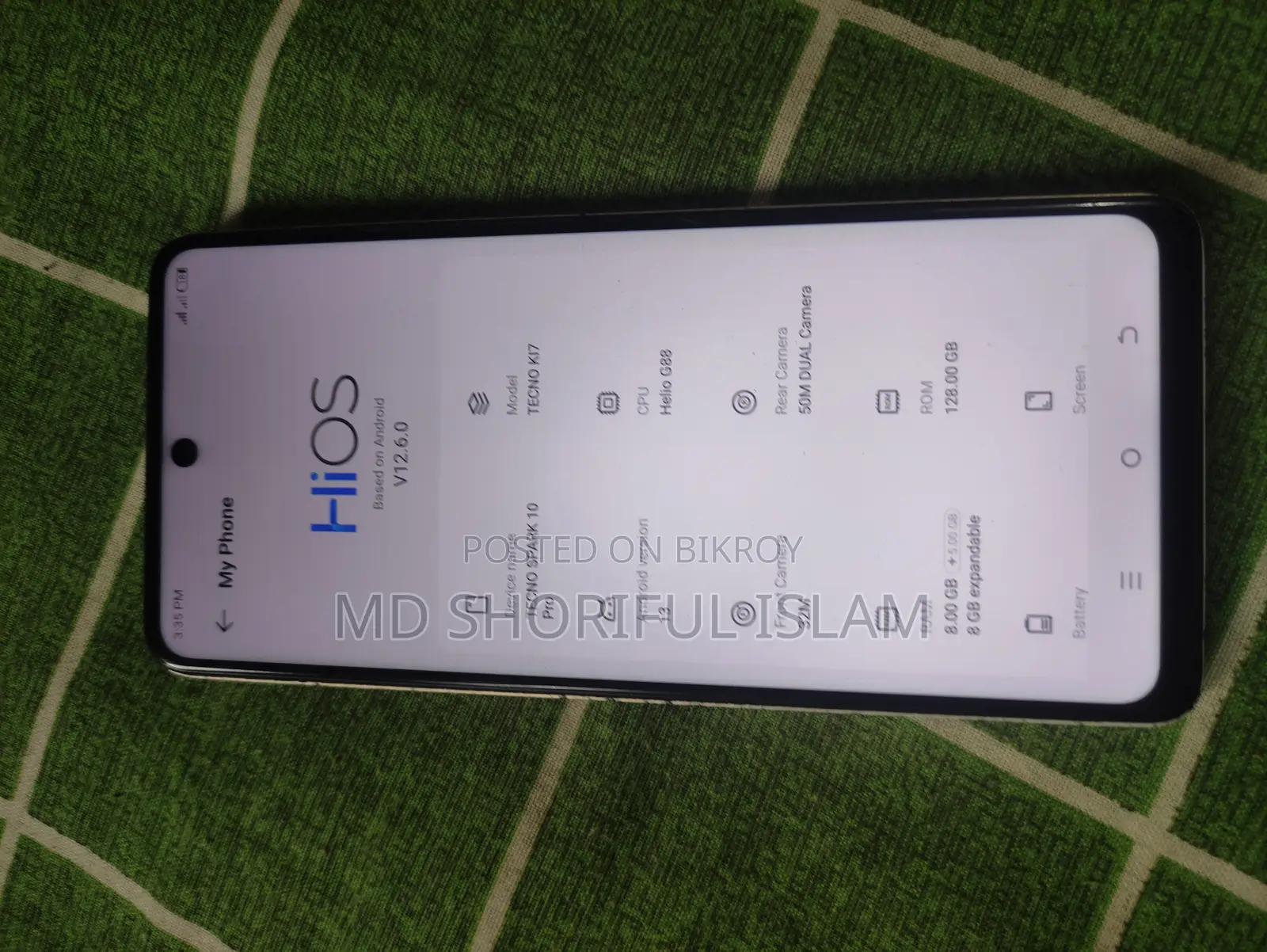 টেকনো স্পার্ক ১০ প্রো ১২৮ জিবি সাদা