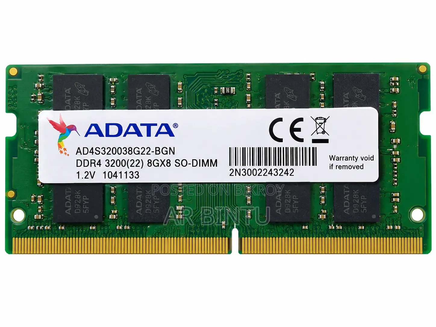 Adata 8GB DDR4 3200MHz Laptop RAM