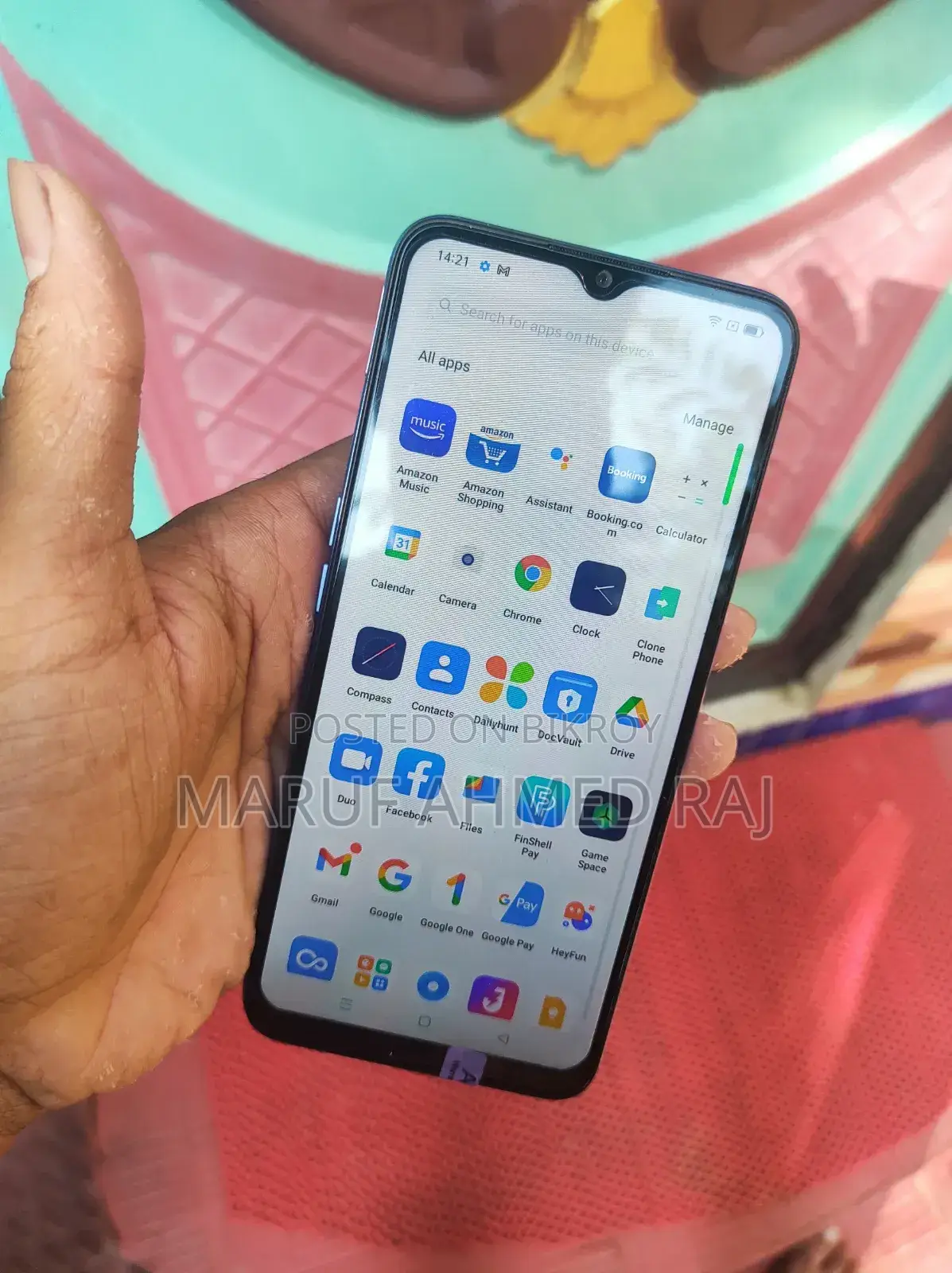 New Oppo A56 5G 256 GB Blue