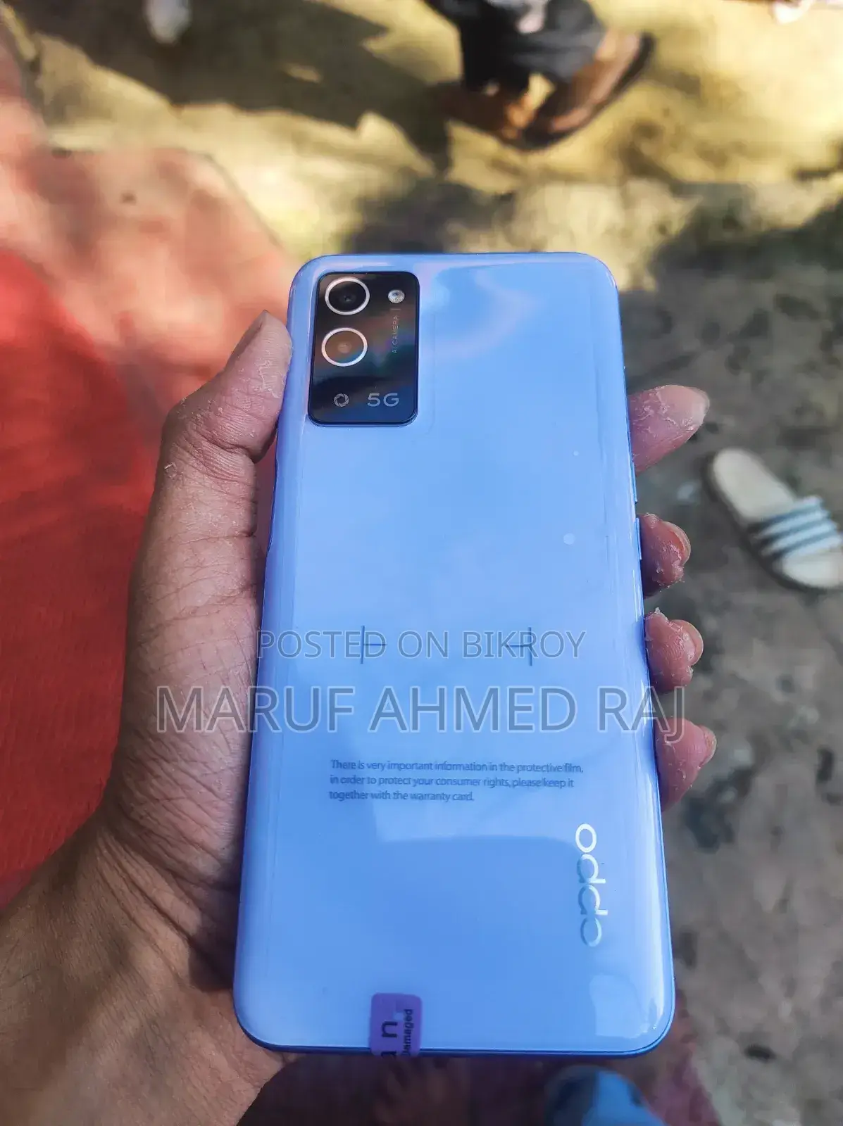 New Oppo A56 5G 256 GB Blue