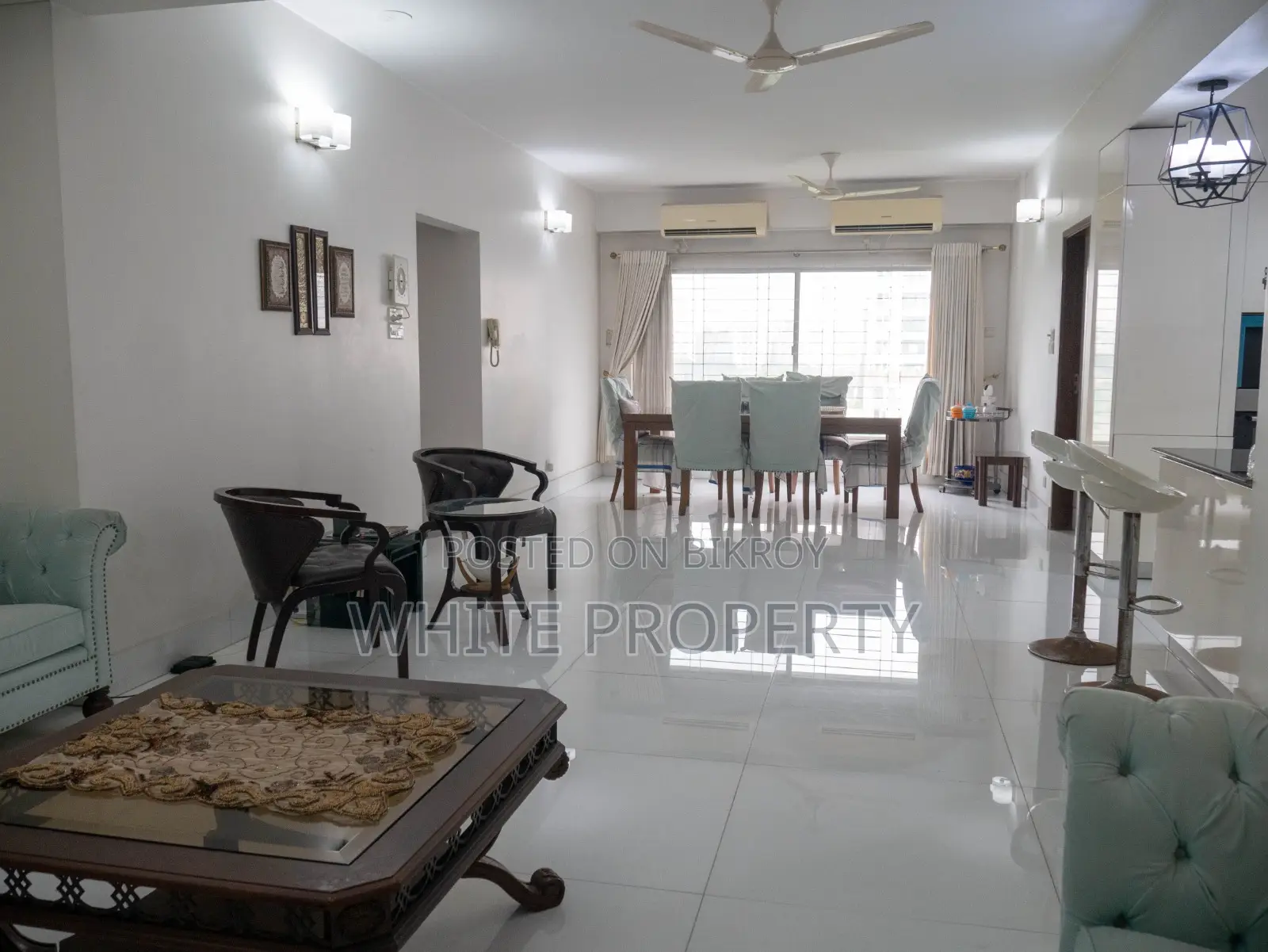 মিরপুর ডিওএইচএস-এর হোয়াইট প্রপার্টিতে আসবাবপত্রসহ ৩ বেডরুমের অ্যাপার্টমেন্ট বিক্রয়ের জন্য