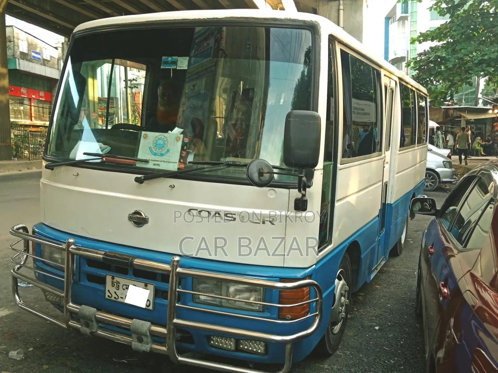 টয়োটা কোস্টার ২০০১ নীল