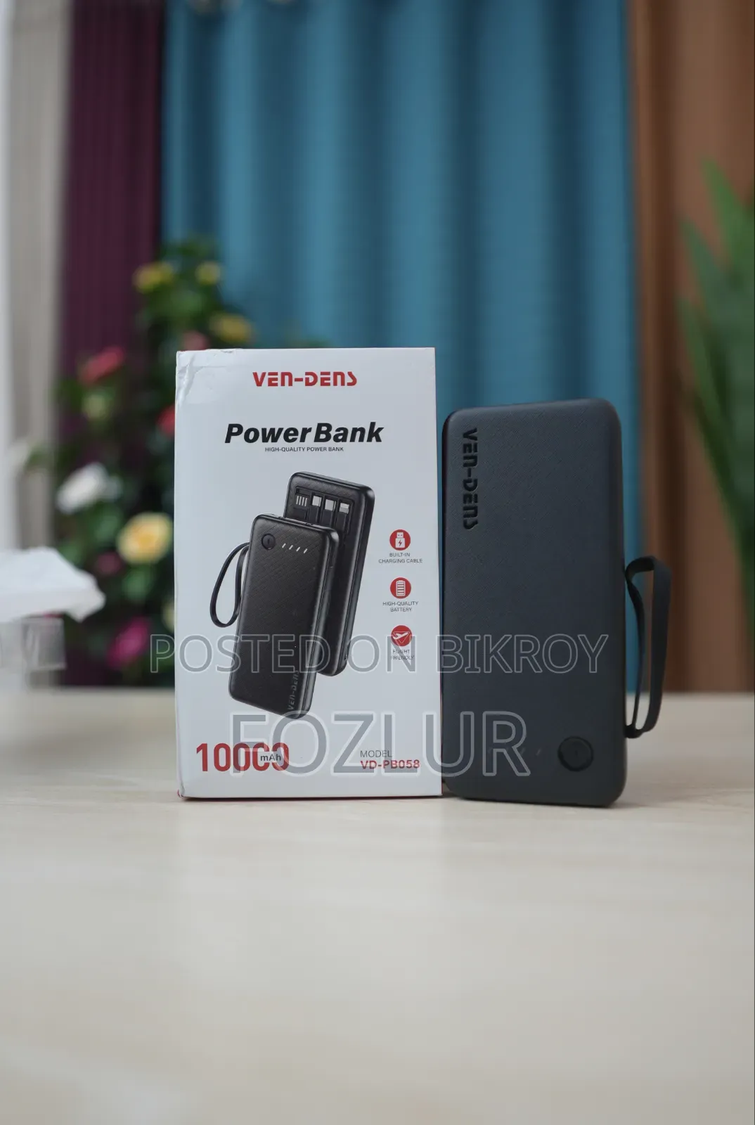 VEN-DENS 10000mAh Power Bank