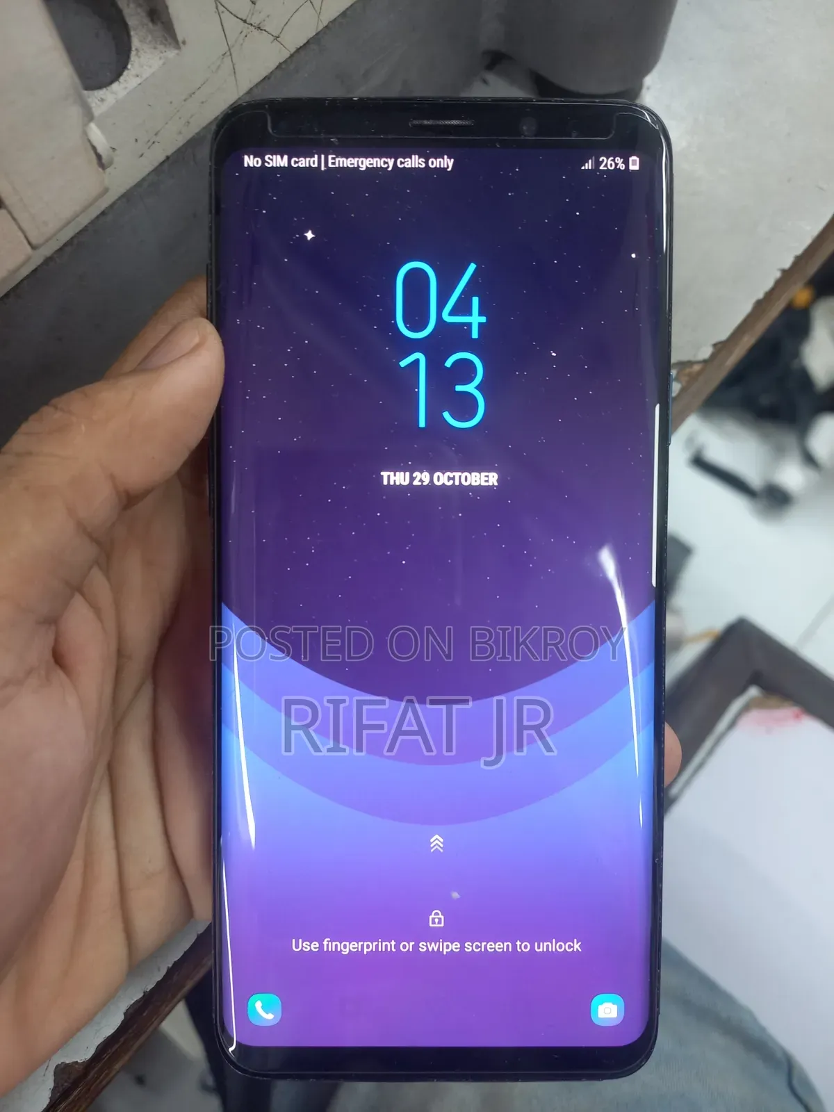 নতুন স্যামসাং গ্যালাক্সি এস৯ প্লাস ১২৮ জিবি ব্ল্যাক