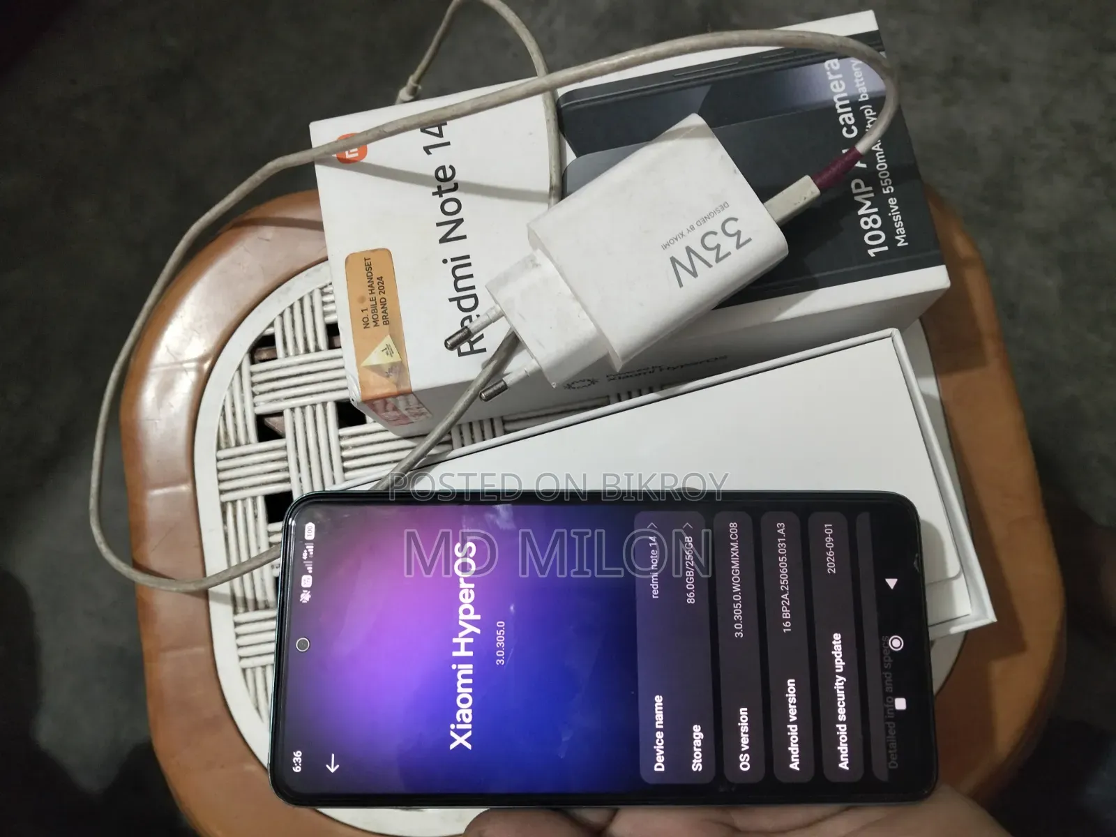 Xiaomi Redmi Note 14 4G 256 GB Green
