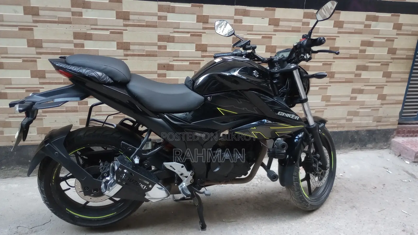 New Suzuki Gixxer 2024 Black