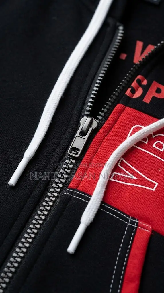 Men's Stylish Zipper Cotton Fleece Hoodie