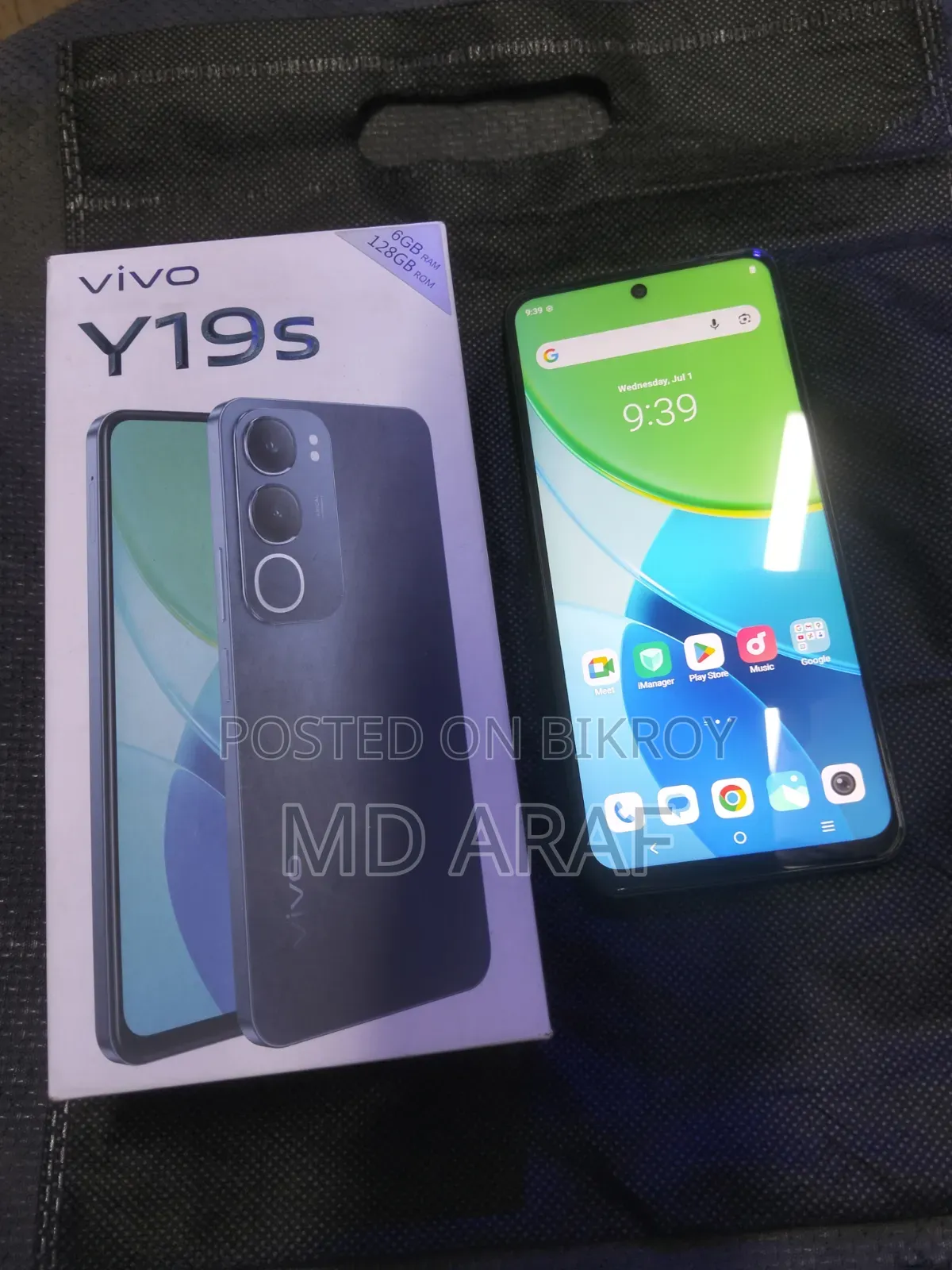 Vivo Y19s 128 GB Black