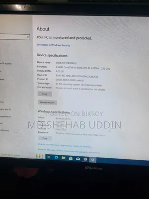 Desktop Computer 8GB Intel Core i5 SSD 256GB