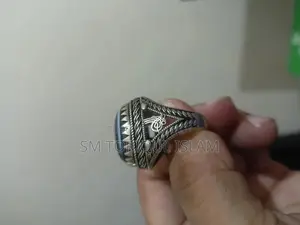 Turkish Ring With Aqeeq Stone 925 Sterling Silver