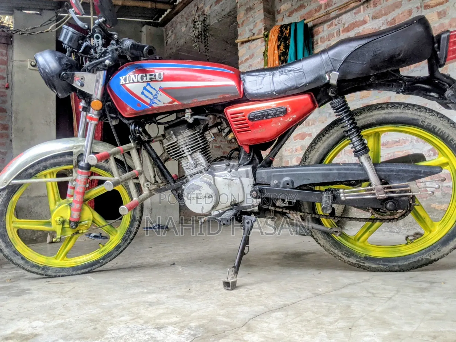 Red Motorcycle 2010