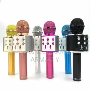 WS-858 Wireless Bluetooth Karaoke Microphone Speaker