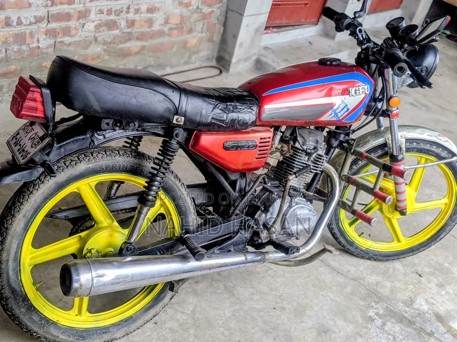 Red Motorcycle 2010