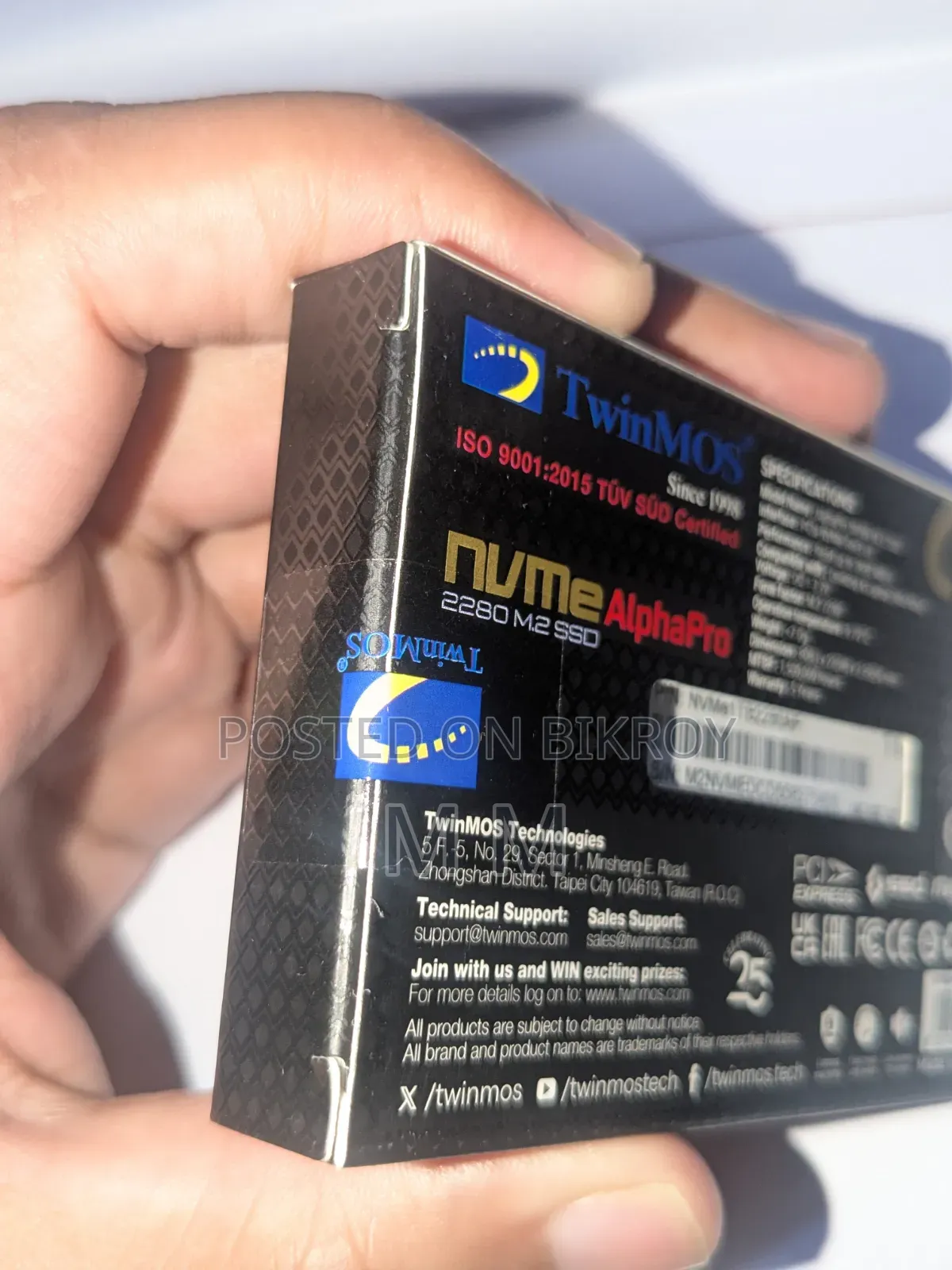 TwinMOS AlphaPro 1TB NVMe M.2 2280 SSD ( Intact Sealed Brand New )