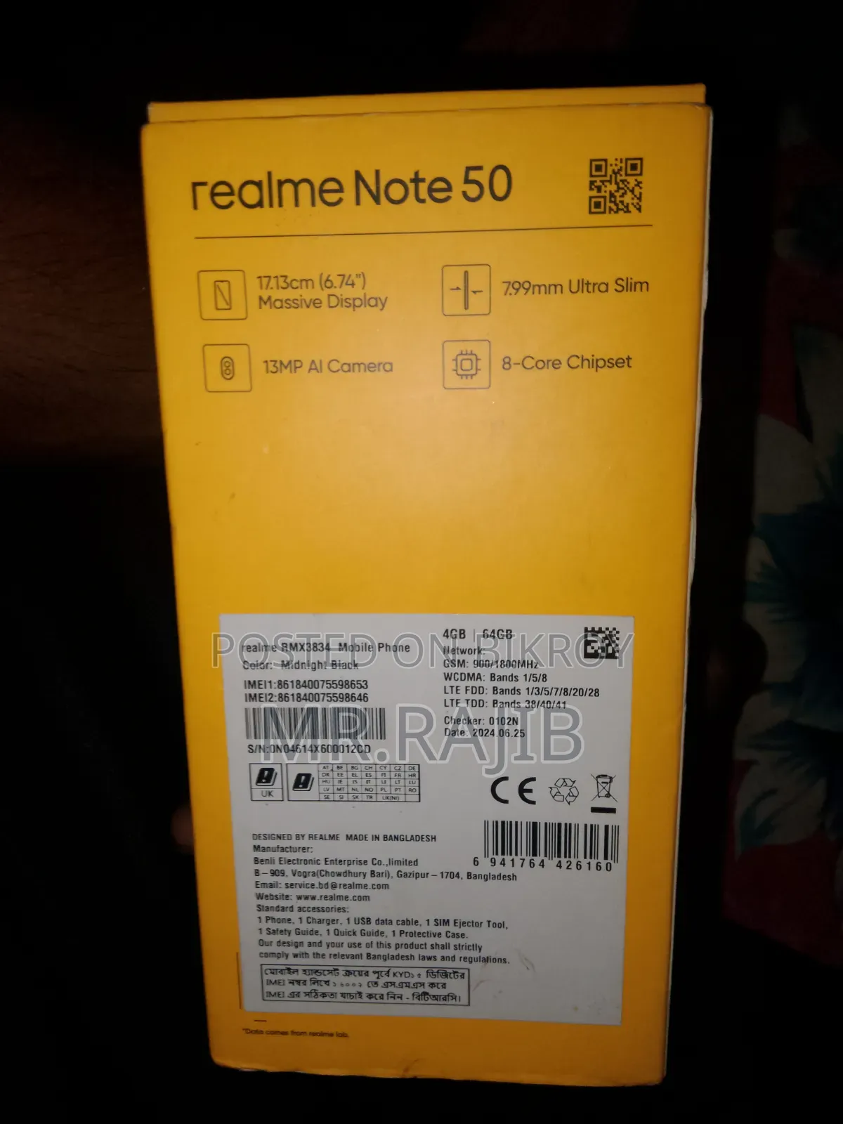 Realme Note 50 64 GB Black
