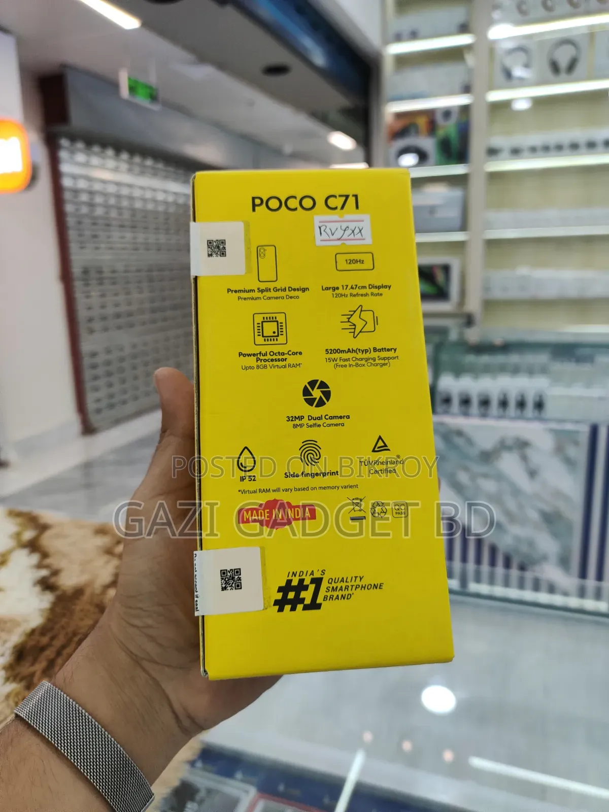 New Xiaomi Poco C71 128 GB Black