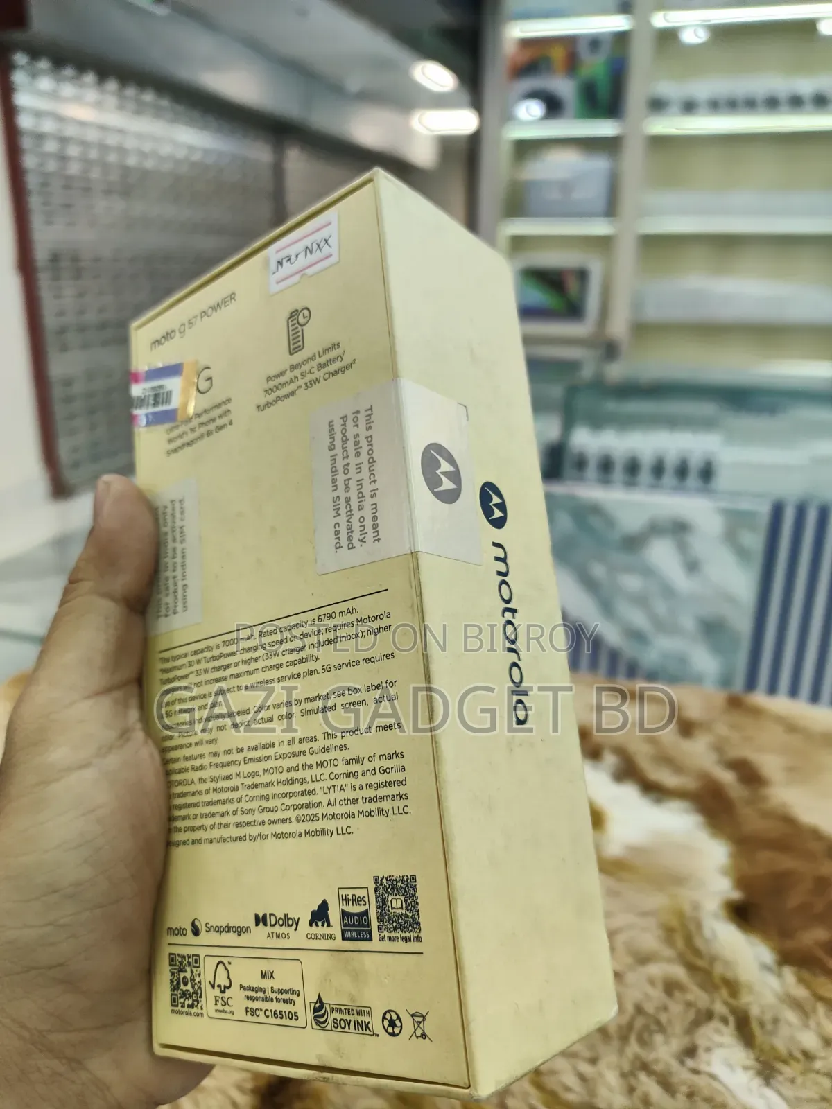 New Motorola Moto G57 5G 128 GB Black