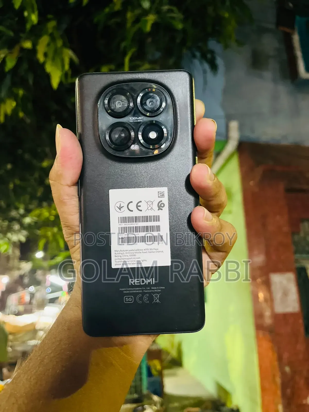 Xiaomi Redmi Note 15 256 GB Black