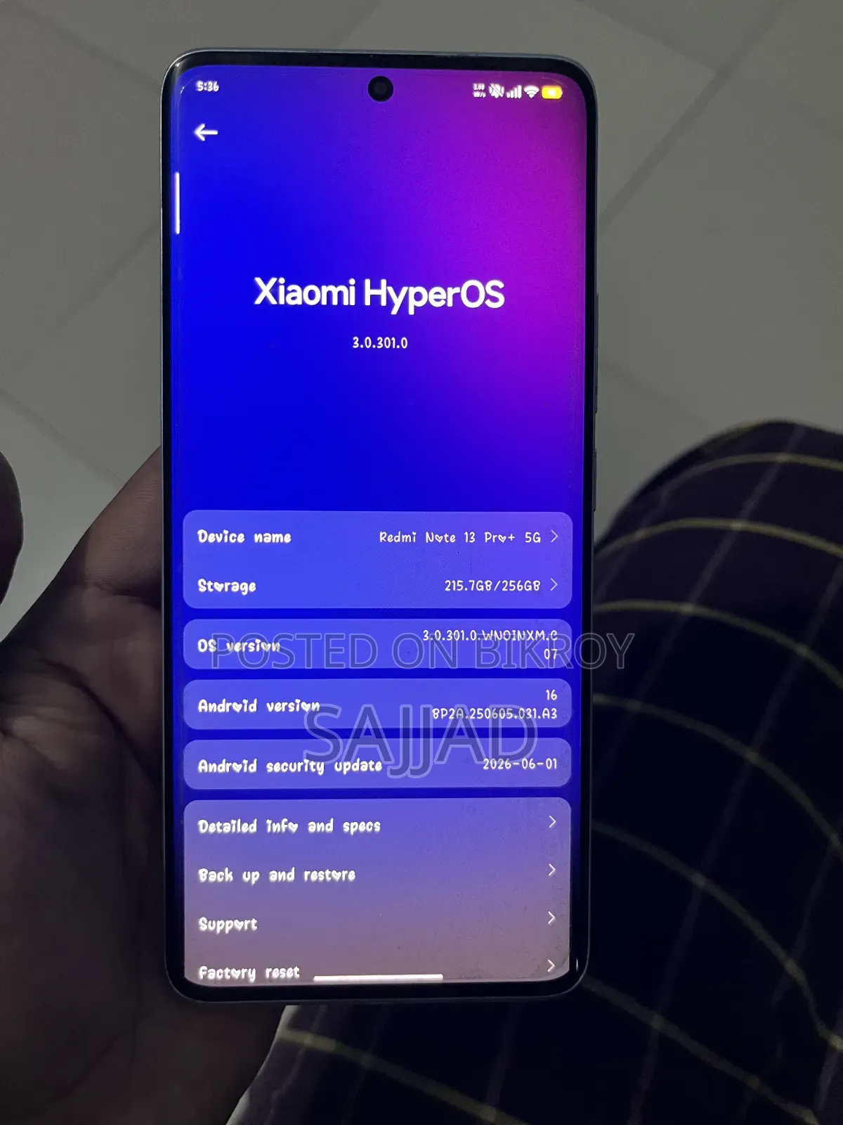 Xiaomi Redmi Note 13 Pro+ 256 GB White