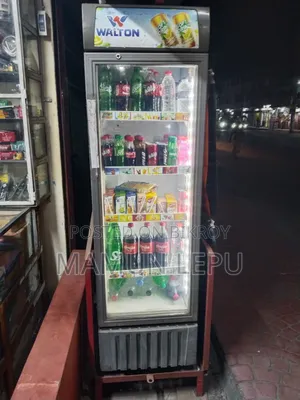 Walton Beverage Cooler Glass Door Showcase Fridge With Security Frame