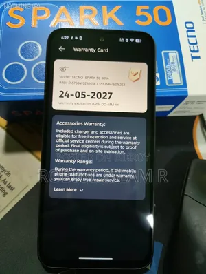 Tecno Spark 50 128 GB Silver